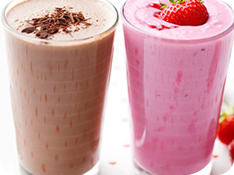 Milkshake med Flødeis